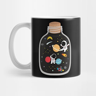 Space In A Bottle Funny Astronauts Mug